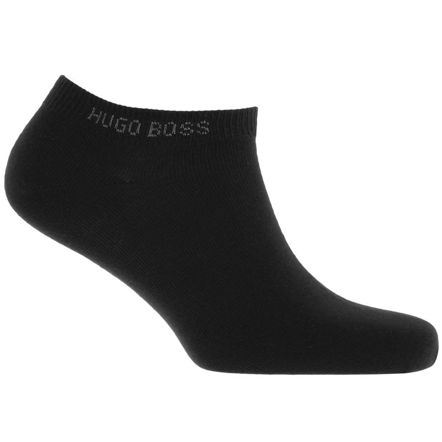 Alternative Image for ProductBOSS Two Pack Trainer Socks Black2